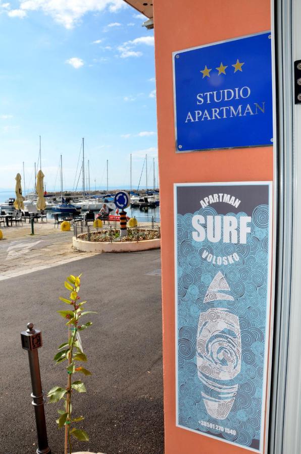 Studio Apartment Surf By The Sea Opatija Exterior photo